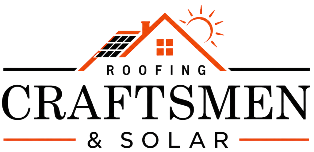 Roofing Craftsmen Solar Logo Black - Solar and Battery | Roofing Craftsmen & Solar